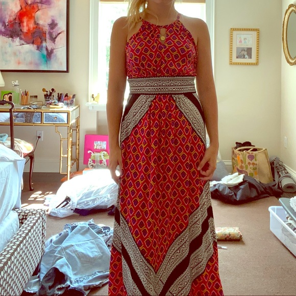 Multicolored Maxi Dress - Picture 1 of 2